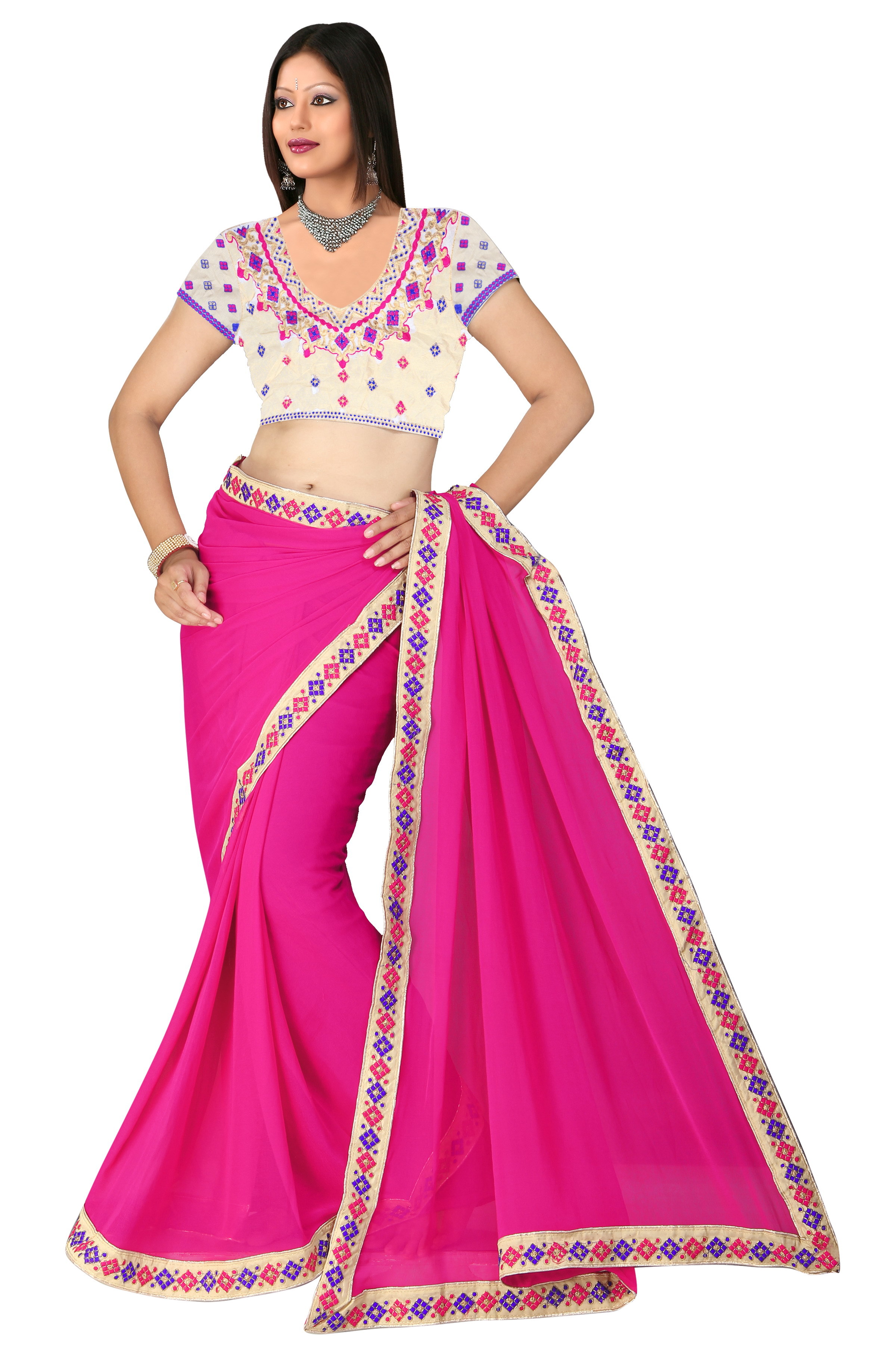 Beautiful Sarees Collection - Pure Silk Fabric, Banglori Silk Blouse, Multiple Sizes, Elegant Design In Pista, Peach, Rani, Pink, Yellow, Border Work & Embroidery