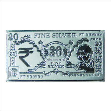 20 ग्राम चांदी के नोट