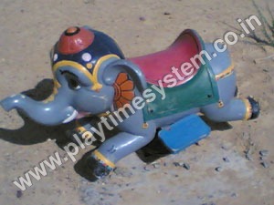 Outdoor Playground Frp Spring Elephant