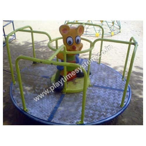 Merry Go Round - FRP Material, Ideal for Outdoor Play Areas and Amusement Parks