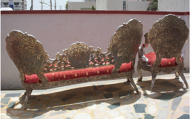 धातु सोफा सेट