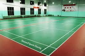 Synthetic Badminton Court Flooring - Rebound Ace Material, 6.1m Width x 13.4m Length, Matte Finish | Durable, Low Maintenance, High-Performance Surface