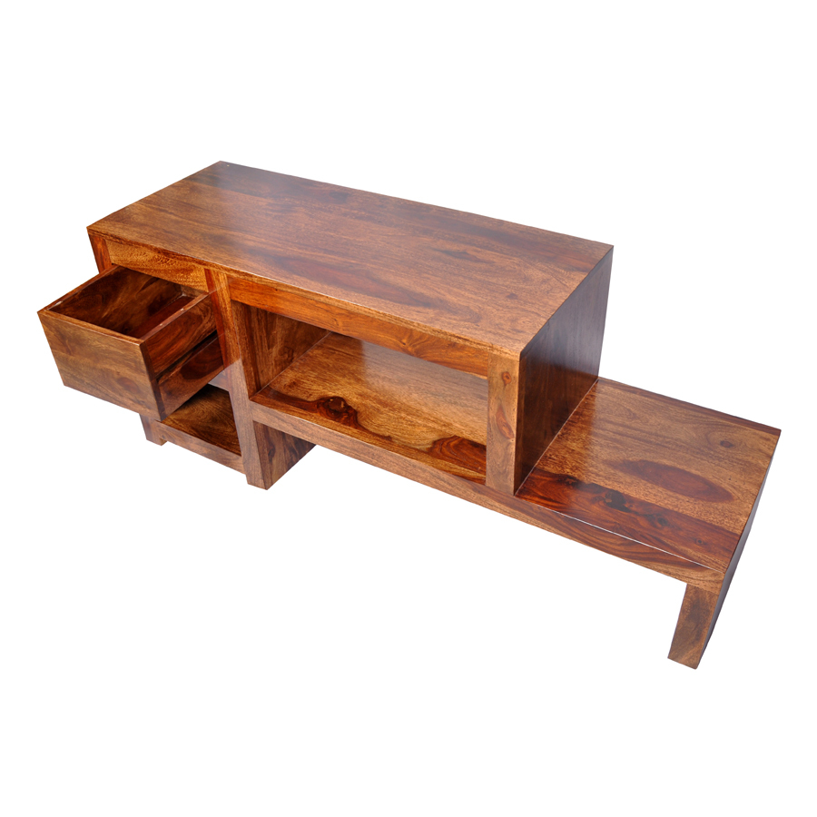 Creative Art Oklahoma Sheesham Wood Entertainment Unit