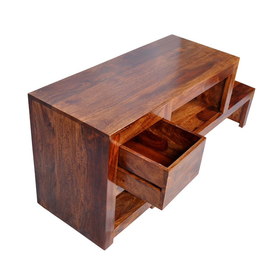 Creative Art Oklahoma Sheesham Wood Entertainment Unit