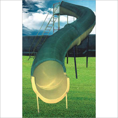 Turbo Tube Slide - 3500mm Height, 3000mm Platform Height, 3030mm Length, 750mm Diameter, Translucent FRP Material | Age Limit 14 Years, Customizable Size