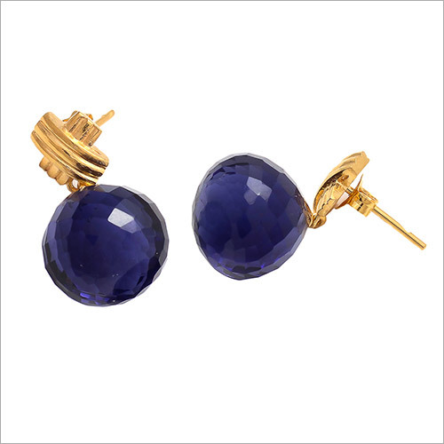Pear Hydro Sapphire Gemstone Designer Earring