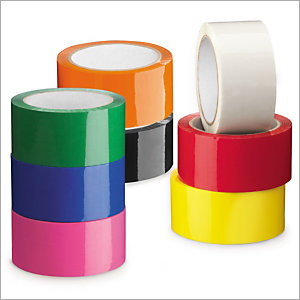 Coloured Packaging Tapes - BOPP Material, 76.2 - 101.6 mm Width, Multiple Colors Available | High Strength, Single Side Adhesion, Ideal for Arts and Crafts, Seamless Finish