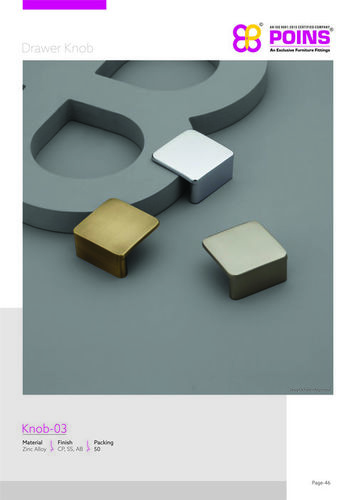 SS Drawer Knob