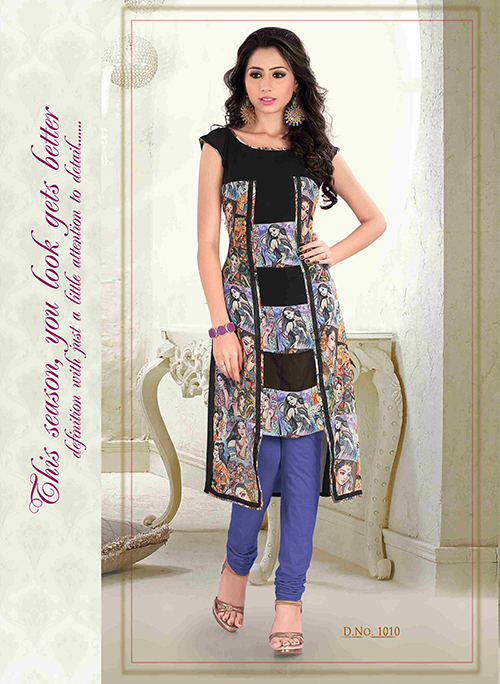 Latest Designer Black Kurti