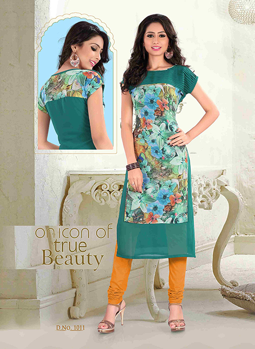 Exclusive Floral Printed Kurti