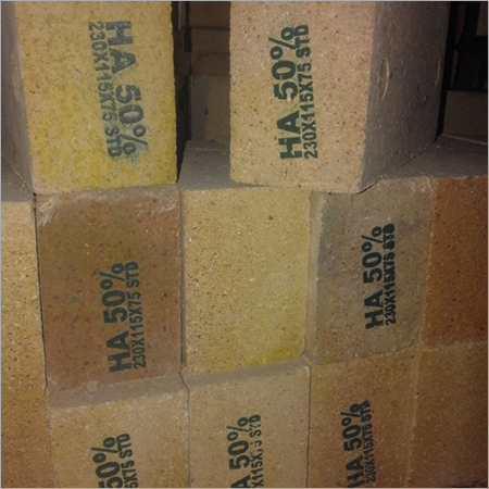 Fire Clay Bricks - Alumina, 9 in.x 4.5 in.x 3 in., Buff Yellow | Fire Resistant, High Temperature Up to 1400°C, Ideal for Pizza Ovens and Fireplaces