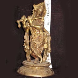 Golden  Krishna Statues