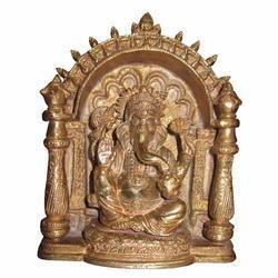 Golden  Ganesh Idol