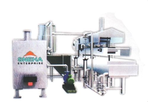 Continuous Namkeen Fryer - Stainless Steel, Star Shape | Low Noise, Lower Energy Consumption, Ideal for Hotels and Canteens