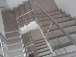 Stainless Steel Railing - Dark Gray Finish | Modern Design by Shree Chamunda