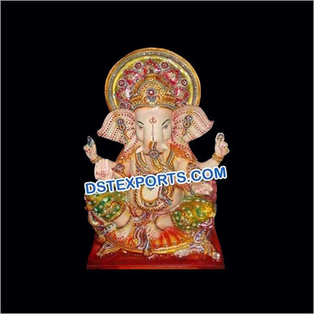 फाइबर भगवान गणेश फाइबर मूर्ति