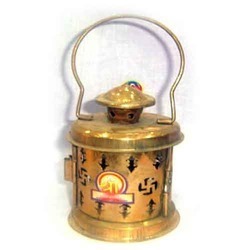 Brass Phanas - Metal Casting Art Piece | Golden Plating, Indian Style Accent Decor