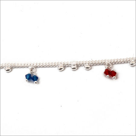 Designer Silver Anklet