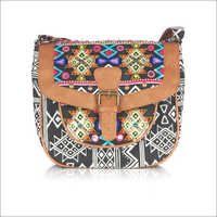 Embroidered Sling Bag