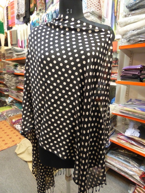 Cotton Polka Dot Design Stole