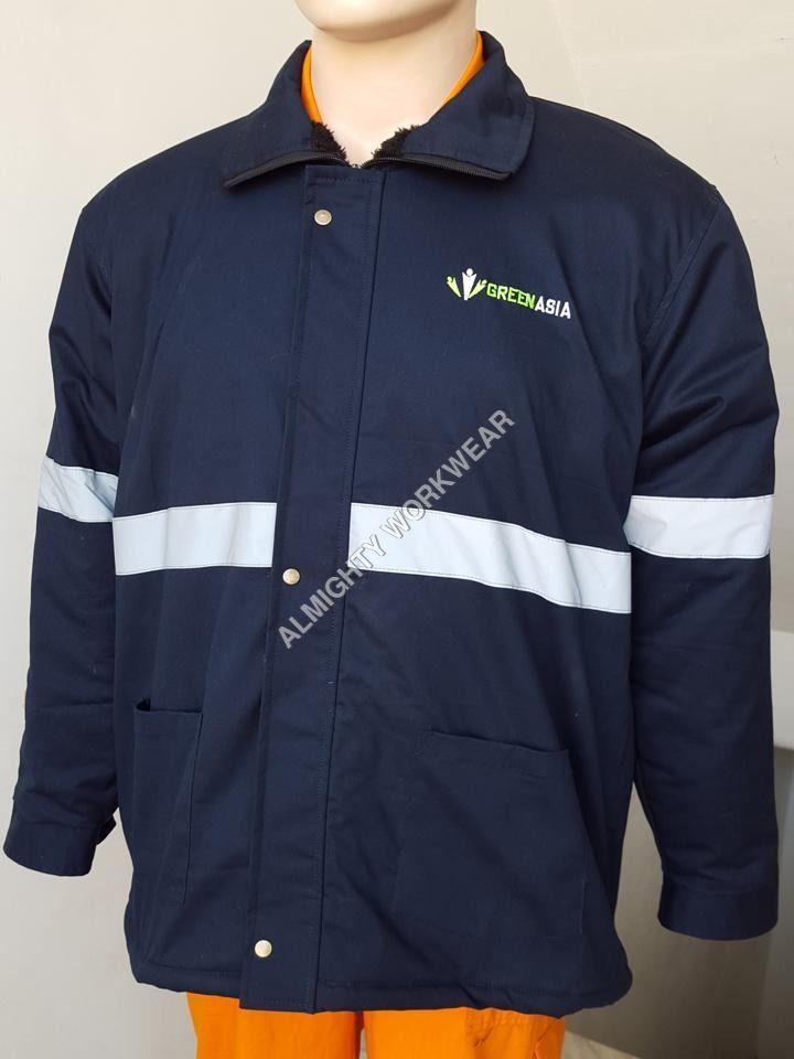 Security Jacket - Hi Visible Silver Tape