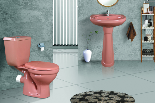 Ceramic Sanitary Suite - 625 x 430 x 780 mm, Elegant White Elongated Design with Water Saving Technology and Soft Seat Cover