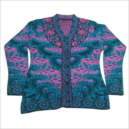 Women Sweaters - 100% Wool, Sizes S, M, L, XL | V Neck, Long Sleeves, Computer Knitted, Flawless Finish, Stretchable, Easy Care