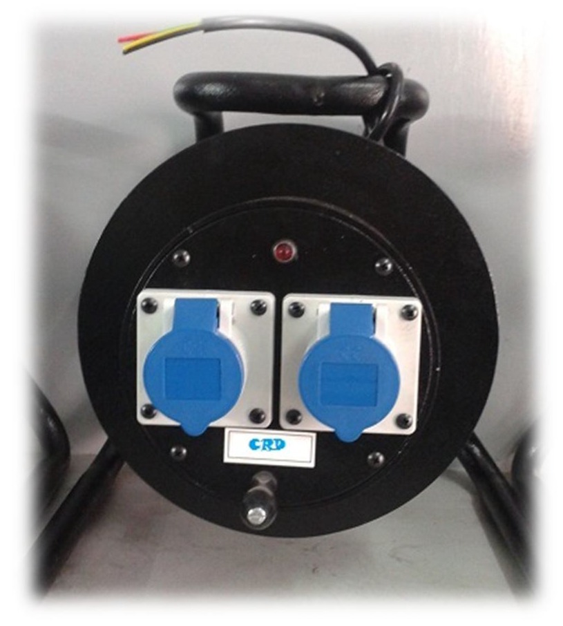 Black Extension Cable Reel