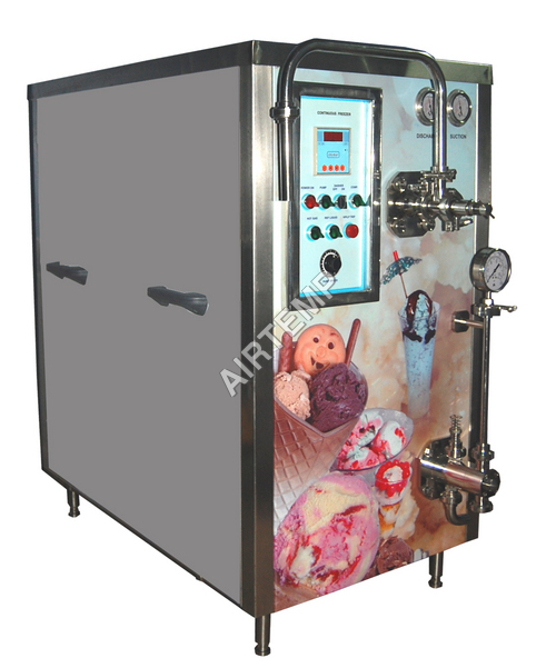 सिल्वर कंटीन्यूअस आइसक्रीम फ़्रीज़र