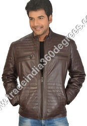 Leather Diamond Jacket