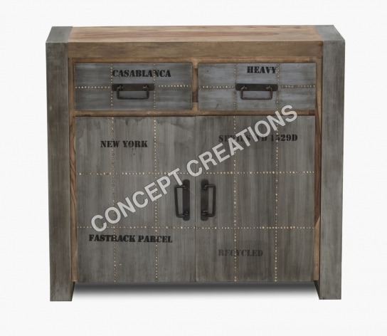 Iron Wooden Sideboard