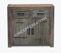 Iron Wooden Sideboard