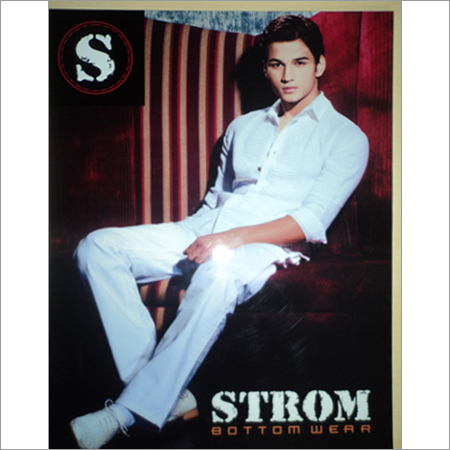 नैरो बॉटम कॉटन ट्राउजर