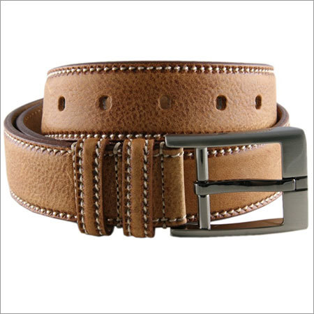 सिला हुआ लेदर बेल्ट