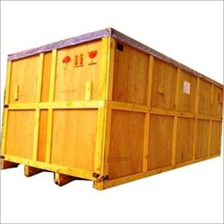 पीले समुद्र में चलने योग्य पैकेजिंग बक्से