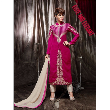 सेमी-स्टिच्ड सलवार सूट