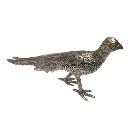 Silver Aluminium Metal Bird Amf -10023