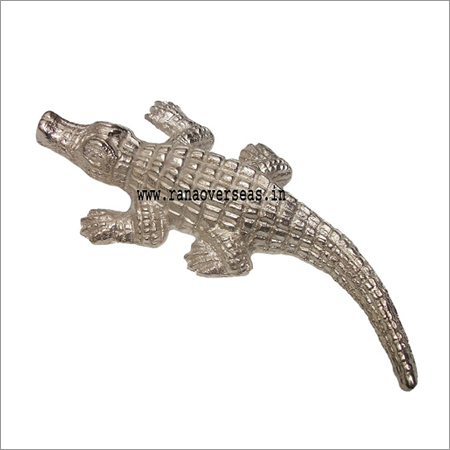 Silver Aluminium Metal Crocodile Amf - 10024