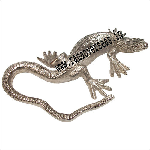 Silver Aluminium Metal Lizard Amf 10027