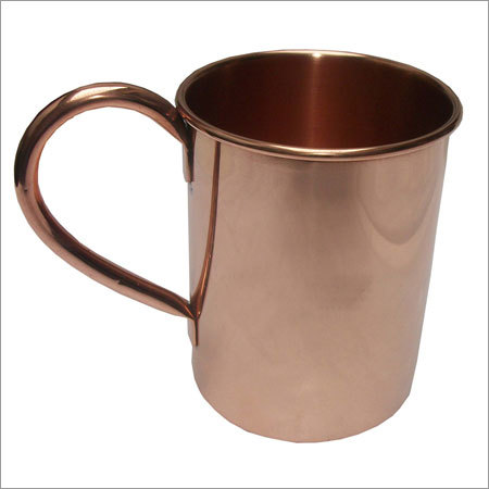 Copper Mug - 3x4 Inches | Polished Copper Brown Finish, Antique Imitation Style, Lightweight 90-120 Grams, Perfect for Serving Water & Tea, Ideal for Homes & Hospitality