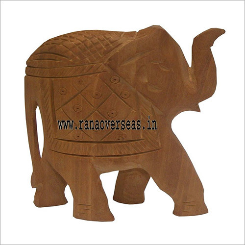 Wooden Elephant - Hand Carved Art Piece, Perfect for Arts & Crafts, Birthday Gifts, and Party Decorations