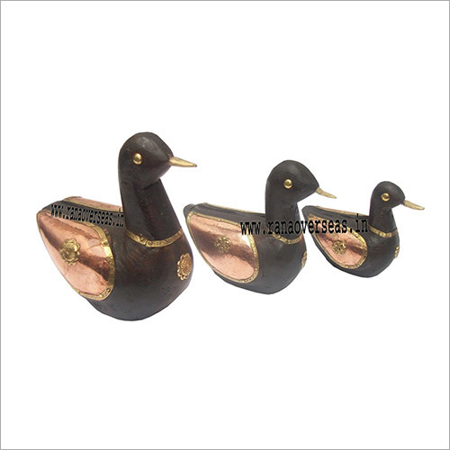 Polished Wooden Ducks Wfd-40