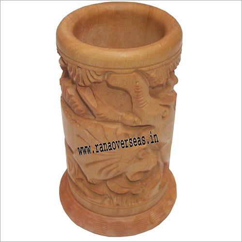 पॉलिश किया हुआ WJPS-1007 वुडन पेन होल्डर