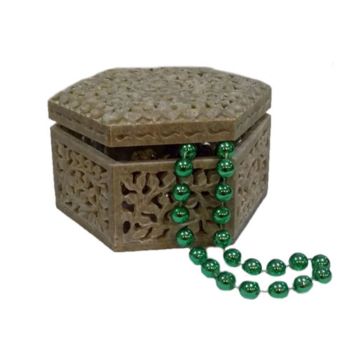 Hexagonal Marble Box