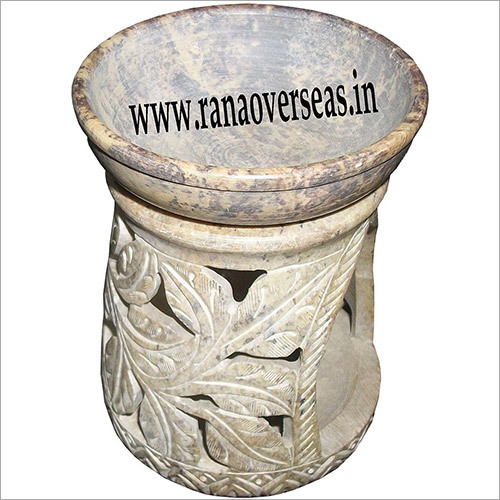 White Soapstone Aroma Lamp Sal-03