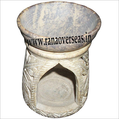 White Soapstone Aroma Lamp Sal-03A