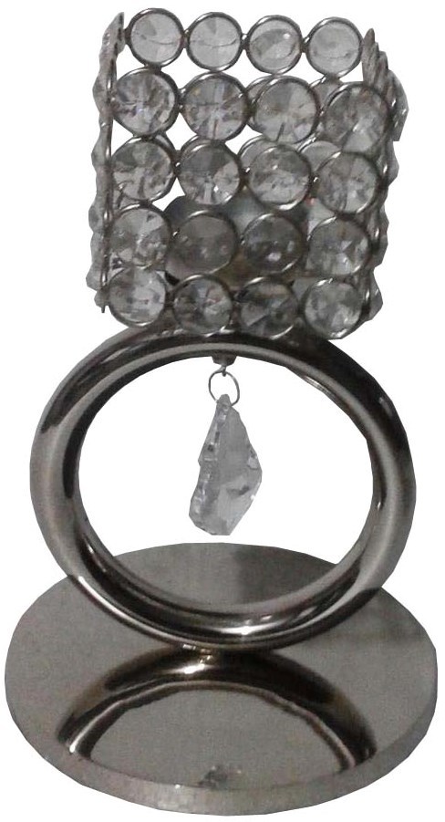 Silver Diamond Candle Holders T Light Holders Dch - 205