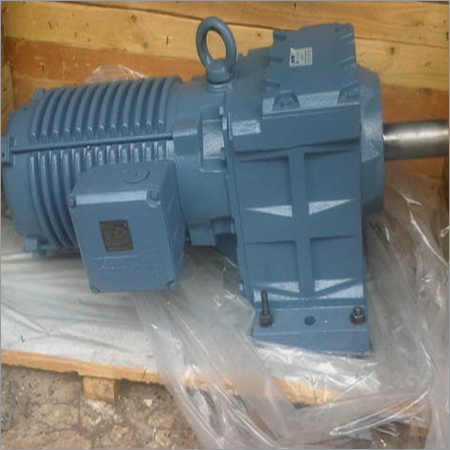 ग्रे इनलाइन हेलिकल गियर वाली मोटर