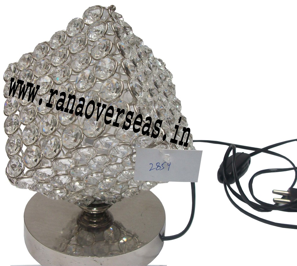 Silver Diamond Lamp 