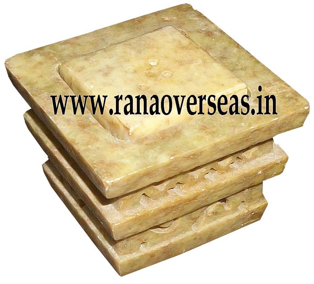 Yellow Stone Incense Holder Sih-204A